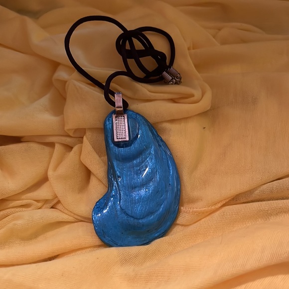 Beach Seashell Hand Designed One of a Kind Handmade Necklace - Picture 2 of 16